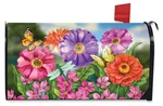 Briarwood Lane Zinnias Bloom Spring Oversized Mailbox Cover. Fixed Price $19.95.
