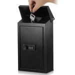 Yaocom Key Drop For Outside, Metal Wall Mount Mailbox With Black. Fixed Price $37.17.