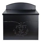 Nach Chelsea Wall Mount Mailbox For Outside, 13X11.5X5 In, Black. Fixed Price $119.99.
