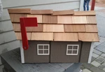 Amish Crafted Barn Style Mailbox (clay Grey/white Trim) - Lancaster County Made. Fixed Price $69.99.