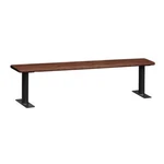 Salsbury Wood Locker Benches 72 Dark Finish. Fixed Price $403.61.