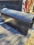 Vintage Heavy 20# Mailbox Steel Solar Gibraltar Rural Post Mount. Fixed Price $102.40.