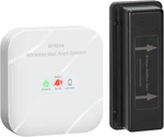 Mailbox Alarm, Wireless, Battery Powered, White, 500FT Range, Led Flash & Sound. Fixed Price $39.22.