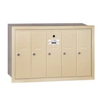 Salsbury Recessed Mounted Vertical Mailbox For Use With Usps Lock 5 Doors. Fixed Price $606.72.