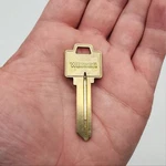 10X Weiser No 1559 Key Blanks For Locksets Brass 6 (ilco WR4-A1054WB). Fixed Price $8.00.