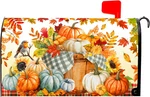 Fall Mailbox Covers Magnetic Standard Size 18 21 Inch Thanksgiving Harvest Aut. Fixed Price $12.93.