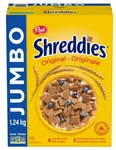 Post Shreddies Original Breakfast Cereal, Jumbo Size, 1.24 Kg. Fixed Price $15.68.