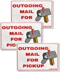 Magnetic Outgoing Pickup Sign For Mailbox - Universal Replacement Metal. Fixed Price $12.26.