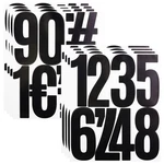 5 Inch Vinyl STICKERS,88 Pieces Self-adhesive Large 0-9 And Pu.... Fixed Price $11.91.