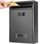 Wall Mount Mailbox Combination Lock Boxes For Outside Safe Drop With Code. Fixed Price $37.99.