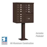 Salsbury Industries 3312BRZ-U Cluster Box Unit, Bronze, Powder Coated, 13. Fixed Price $2664.99.