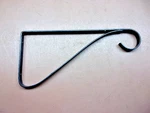 Simple Steel Plant Hook Hanger 9 3/4" X 1/2" Wall Mount Indoor/outdoor. Fixed Price $8.99.
