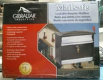 Gibraltar Mailsafe Lockable Security Mailbox, Black (MSK00000) Fs. Fixed Price $90.00.