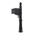 Architectural Mailboxes Stratford Plastic And Post Kit, SC000BAM, Black,. Fixed Price $124.45.