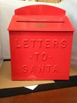 Hearth & Hand Magnolia Large Red Mailbox "letters To Santa" Metal Wall Decor. Fixed Price $24.99.
