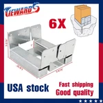 Tiewards ABA66Z Zmax Galvanized 14-GAUGE 6X6 Adjustable Post Base 6-PER Box New. Fixed Price $51.99.