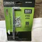 Gibraltar Heavy Duty Galvanized Steel Mailbox Mounting Bracket MB100000. Fixed Price $9.99.