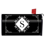 Briarwood Lane Black And White Monogram S Mailbox Cover. Fixed Price $15.95.