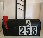 Gibraltar Industries Solar Group Inc Rural Mailbox With Post. Fixed Price $40.00.