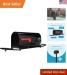Gibraltar Mailboxes OM160BEC Outback Double Door, Large Capacity Mailbox, Black. Fixed Price $98.39.
