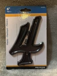 Hillman 845896, Number #4 - 5.5" Reflective Plastic. Fixed Price $7.49.