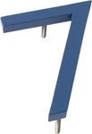 Montague Metal 16" Floating House Number Sea Blue Aluminum Address Sign. Fixed Price $15.00.