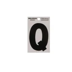 Hillman 840830 Adhesive Letter Q Black And Silver Reflective (3"). Fixed Price $5.95.