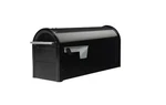 Architectural Mailboxes Franklin Black, Medium Post Mount Nickel Handle. Fixed Price $24.00.