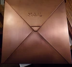 Nach Mailboxes Outside Wall Mount 12 4.8 Inch, Antique Copper Chicago Style. Fixed Price $55.00.
