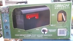 Gibraltar High Impact Steel Post Mount Mailbox, Black (MB801B) Fs. Fixed Price $110.00.