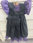 Amish Dress For Display, Purple & Black Bonnet Wooden Hanger. Fixed Price $12.00.