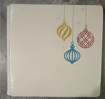 Creative Memories 12X12 Powdered Christmas Cheer Pebble Gray Foiled Album Cover. Fixed Price $40.00.