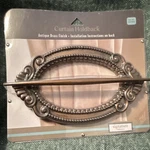Signature Collection Antique Brass Metal Curtain Holdback 3IN Wall Mount 1PK. Fixed Price $19.95.