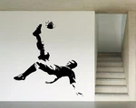 Wall Vinyl Decal Coccer Player Sport Ball Decor Z4549. Fixed Price $68.99.