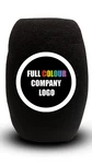 Custom Printed Logo 4 Sided Square Microphone Foam Windshield Pop Filter Cover. Fixed Price $40.27.
