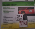 Hy-ko Make-it-yourself Magnetic Sign Kit. Item # KIT-MAG1. New Sealed. Fixed Price $15.00.