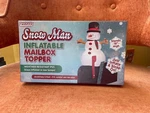 Shiggles Snowman Inflatable Mailbox Topper, Super Cute!!!. Fixed Price $28.00.