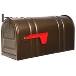 Postal Pro Mailbox Bronze Post-mount T2 Galvanized Steel Latches Large Capacity. Fixed Price $68.97.