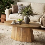 47-INCH Oval Coffee Table Modern Center Accent Furniture For Living Room. Fixed Price $149.99.