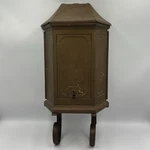 Vintage Brass Tudor Mailtainer P.n. Co. Fulton, Metal Wall Mount Box. Fixed Price $174.97.