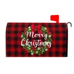 Kawani Merry Christmas Mailbox Cover - Magnetic 21X18 In, Wreath. Fixed Price $21.82.
