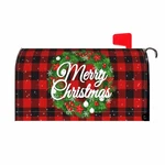Merry Christmas Mailbox Covers Magnetic Large Oversized 25.5 21 Winter Xmas.... Fixed Price $23.61.