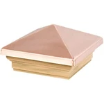 Waddell Manufacturing 220 Exterior Post Top 4" Treated Pine Copper Pyramid. Fixed Price $31.57.