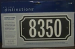 Hillman Distinctions Address Plaque - Black 12" X 6" / 30.48CM 50.24CM. Fixed Price $9.95.