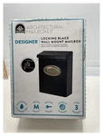 Architectural Mailboxes Designer Wall Mount Black Locking. Fixed Price $30.01.