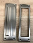Baldwin Magazine Sized Letter Box Plate - Lifetime Satin Nickel. Fixed Price $95.99.