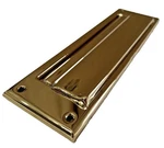 Baldwin 0017003 Letter Box Plate Lifetime Pvd Polished Brass 0017.003 Nos. Fixed Price $90.00.