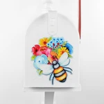 Magnet (partial Cover) Bee Bouquet Florals Door Decor. Fixed Price $5.95.