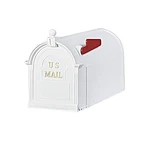 Postal Pro Ambrose White Mount Mailbox. Fixed Price $24.95.