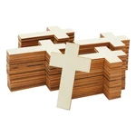 Juvale Unfinished Wooden Crosses - Diy 100 Pack, 4.1 X 2.6 Inches, Brown. Fixed Price $22.59.